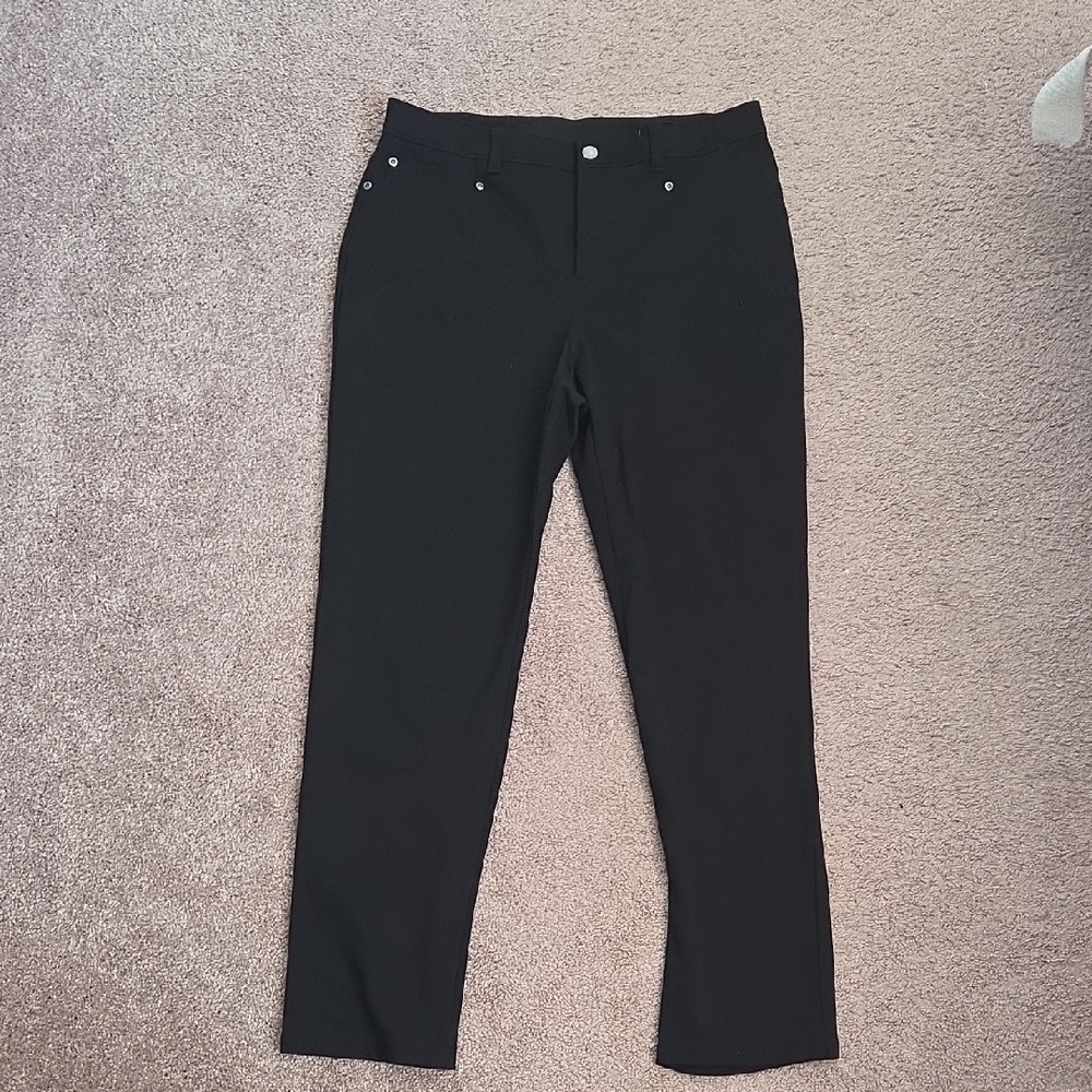 JM Collection Black Ankle Pants